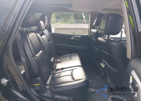 2018 Nissan Pathfinder Platinum из США, поврежденный, VIN 5N1DR2MM7JC607055